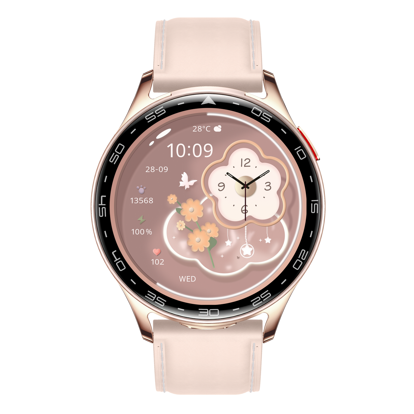 T97 LuxoraWatch – Smartwatch 2 em 1 com Fones Bluetooth, Chamadas, Saúde 24h e Ecrã HD 1.39" | Relógio Unissex Estilo Negócios