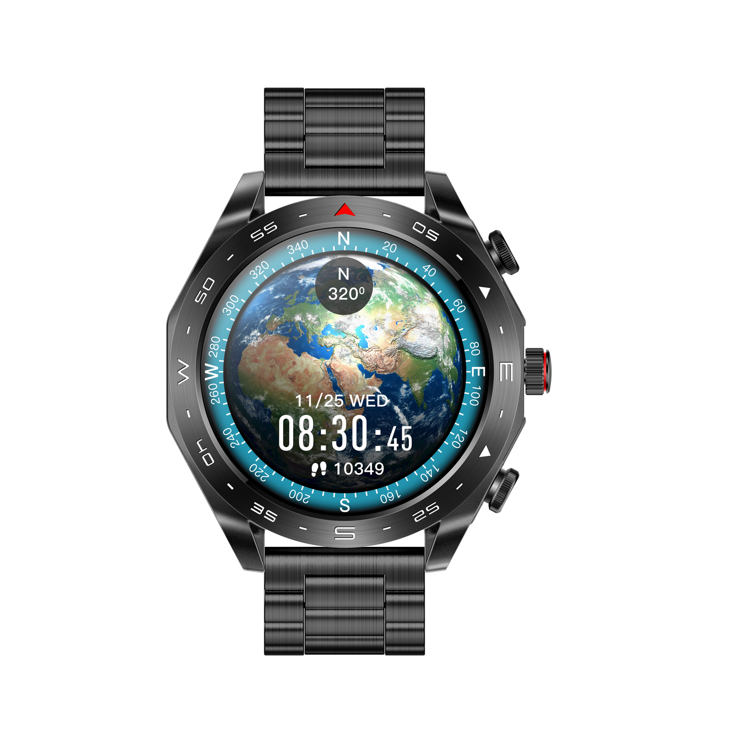 T95 LuxoraWatch – Smartwatch 2-em-1 com Fones Bluetooth, Chamadas, Monitor de Saúde e Ecrã IPS HD 1.52" | Unissex | Entrega Rápida em Angola