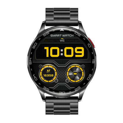 T97 LuxoraWatch – Smartwatch 2 em 1 com Fones Bluetooth, Chamadas, Saúde 24h e Ecrã HD 1.39" | Relógio Unissex Estilo Negócios