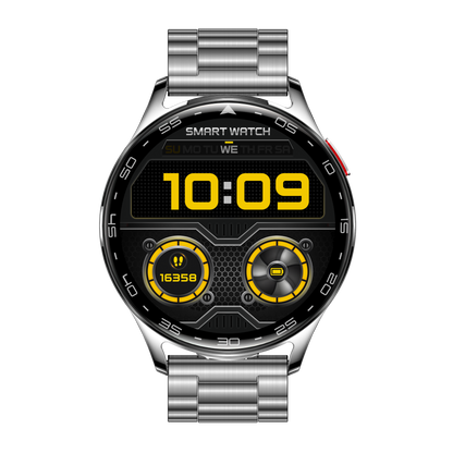 T97 LuxoraWatch – Smartwatch 2 em 1 com Fones Bluetooth, Chamadas, Saúde 24h e Ecrã HD 1.39" | Relógio Unissex Estilo Negócios