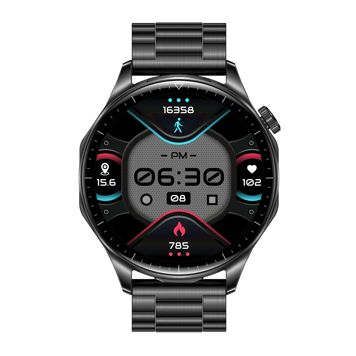 T98 LuxoraWatch – Smartwatch + Fones Bluetooth 2 em 1 com Chamadas, Saúde, NFC e Tela AMOLED 1.43" | Entrega Rápida em Angola