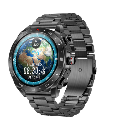 T95 LuxoraWatch – Smartwatch 2-em-1 com Fones Bluetooth, Chamadas, Monitor de Saúde e Ecrã IPS HD 1.52" | Unissex | Entrega Rápida em Angola