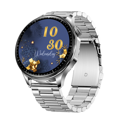 T98 LuxoraWatch – Smartwatch + Fones Bluetooth 2 em 1 com Chamadas, Saúde, NFC e Tela AMOLED 1.43" | Entrega Rápida em Angola