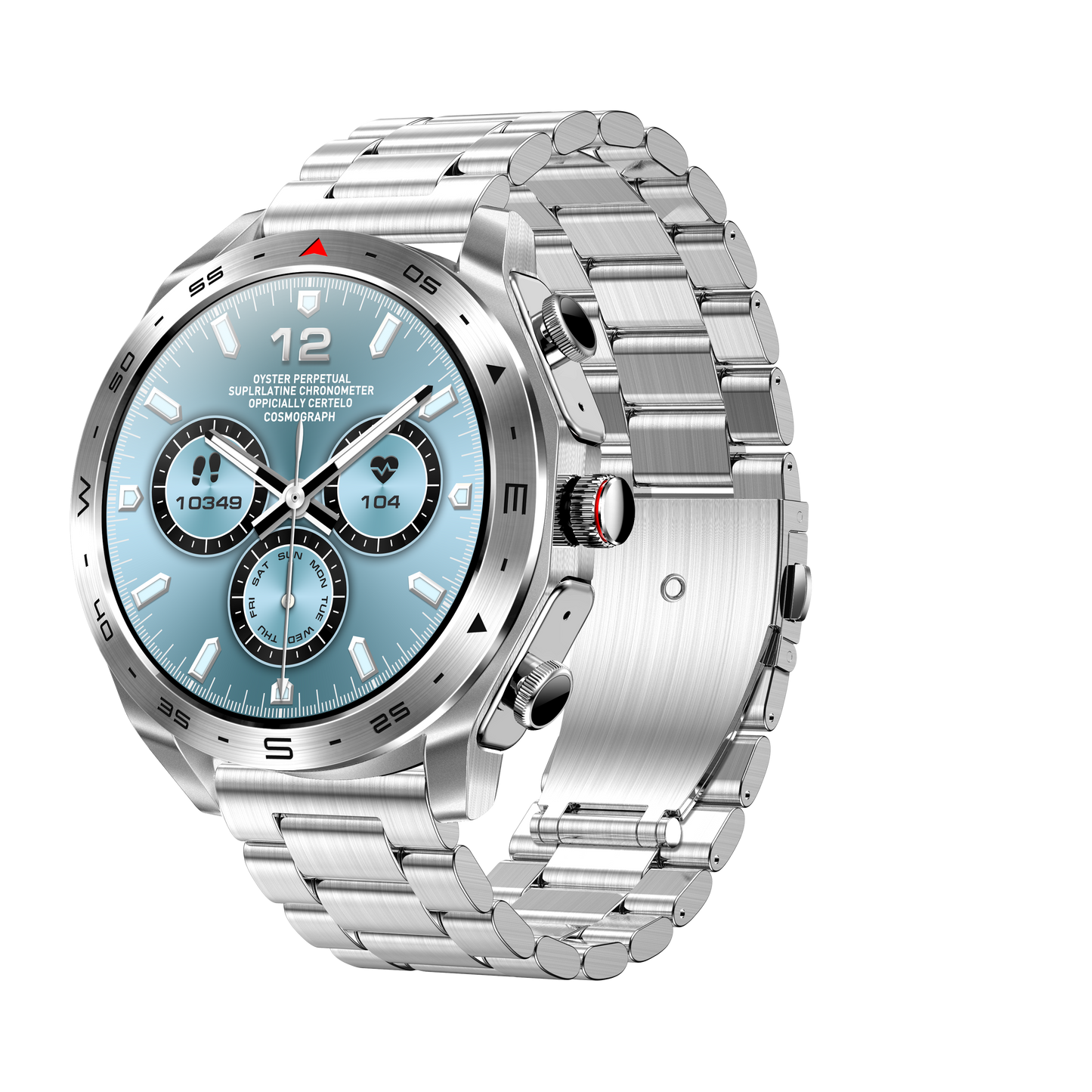 T95 LuxoraWatch – Smartwatch 2-em-1 com Fones Bluetooth, Chamadas, Monitor de Saúde e Ecrã IPS HD 1.52" | Unissex | Entrega Rápida em Angola