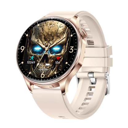 T98 LuxoraWatch – Smartwatch + Fones Bluetooth 2 em 1 com Chamadas, Saúde, NFC e Tela AMOLED 1.43" | Entrega Rápida em Angola