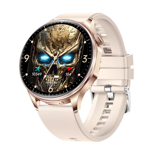 T98 LuxoraWatch – Smartwatch + Fones Bluetooth 2 em 1 com Chamadas, Saúde, NFC e Tela AMOLED 1.43" | Entrega Rápida em Angola