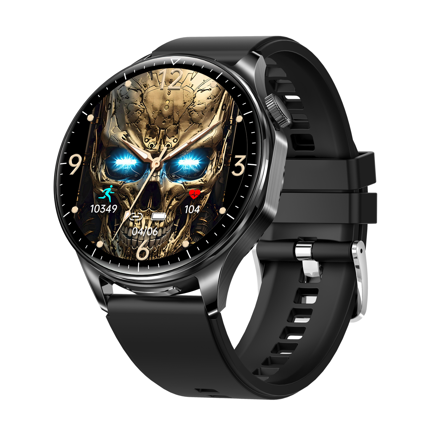 T98 LuxoraWatch – Smartwatch + Fones Bluetooth 2 em 1 com Chamadas, Saúde, NFC e Tela AMOLED 1.43" | Entrega Rápida em Angola