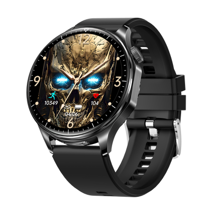 T98 LuxoraWatch – Smartwatch + Fones Bluetooth 2 em 1 com Chamadas, Saúde, NFC e Tela AMOLED 1.43" | Entrega Rápida em Angola