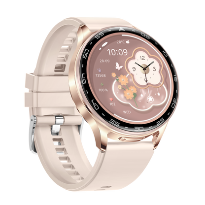 T97 LuxoraWatch – Smartwatch 2 em 1 com Fones Bluetooth, Chamadas, Saúde 24h e Ecrã HD 1.39" | Relógio Unissex Estilo Negócios