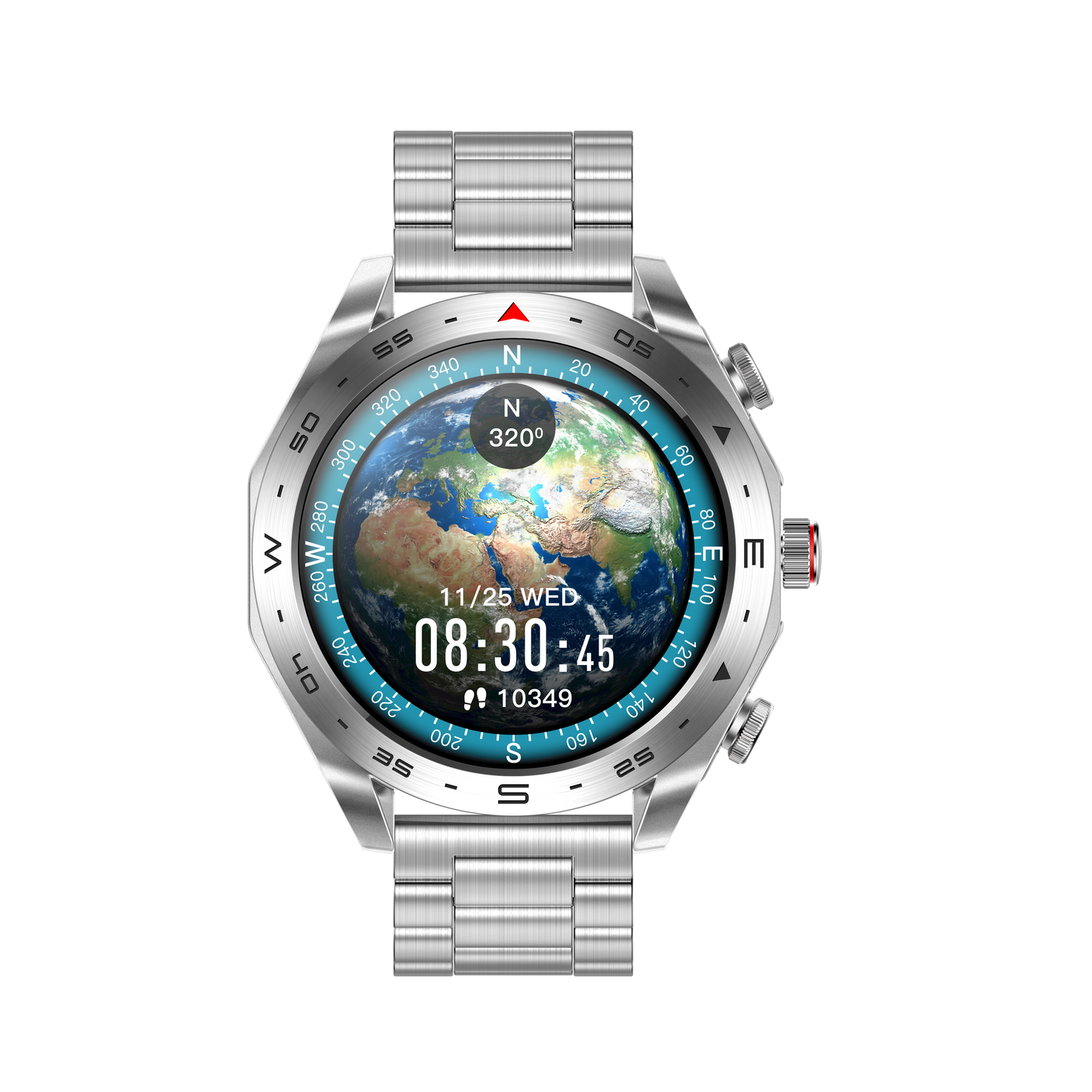 T95 LuxoraWatch – Smartwatch 2-em-1 com Fones Bluetooth, Chamadas, Monitor de Saúde e Ecrã IPS HD 1.52" | Unissex | Entrega Rápida em Angola