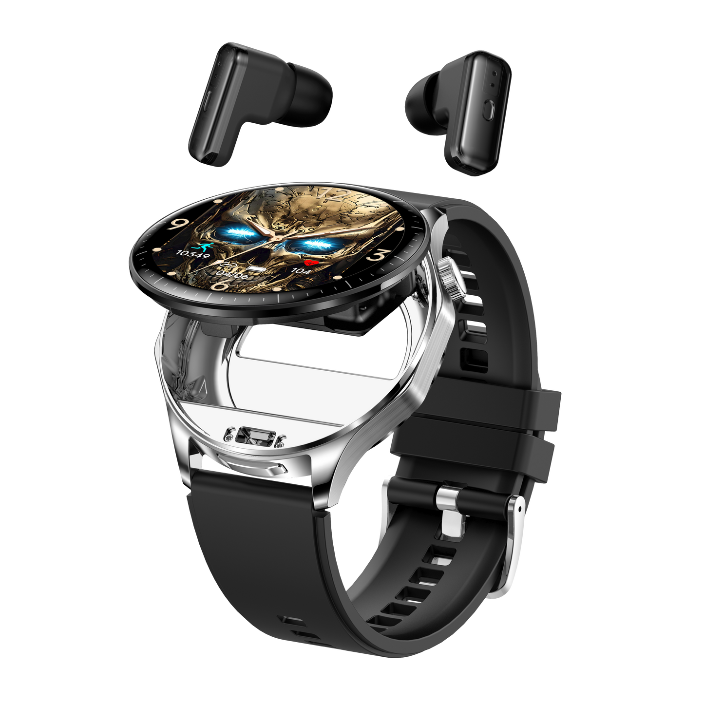 T98 LuxoraWatch – Smartwatch + Fones Bluetooth 2 em 1 com Chamadas, Saúde, NFC e Tela AMOLED 1.43" | Entrega Rápida em Angola