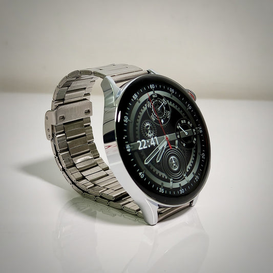 V13PRO Smartwatch LuxoraWatch – Tela HD 2.0", NFC, Monitoramento Avançado de Saúde, 3 Pulseiras (Couro, Aço, Silicone), IP67