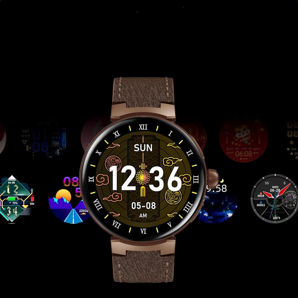 V2 LuxoraWatch – Smartwatch Casal Unissex com Chamadas, Saúde, NFC e Tela HD 1.6" | Entrega Rápida em Angola