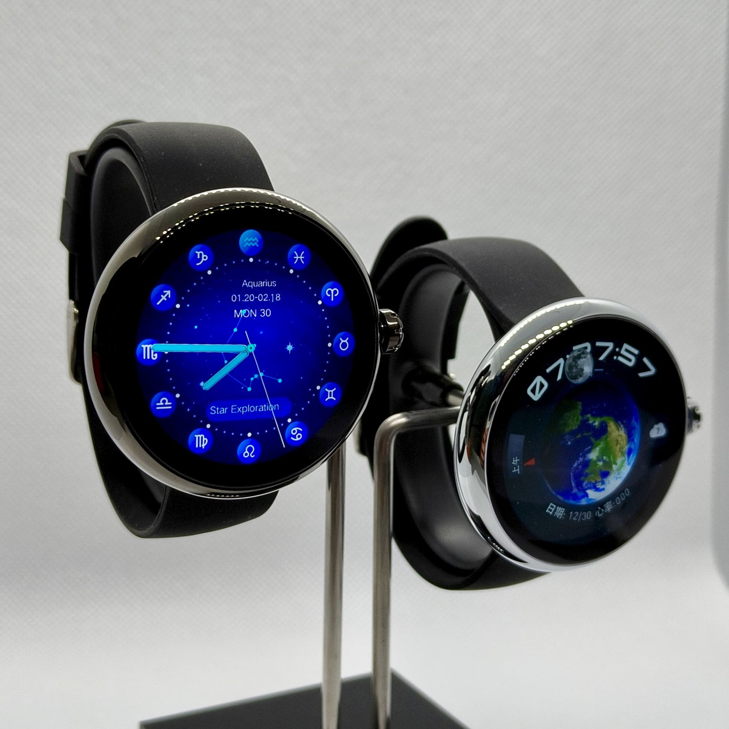 V12 LuxoraWatch – Smartwatch AMOLED Unissex com Monitoramento de Saúde, Notificações e Bateria de Longa Duração
